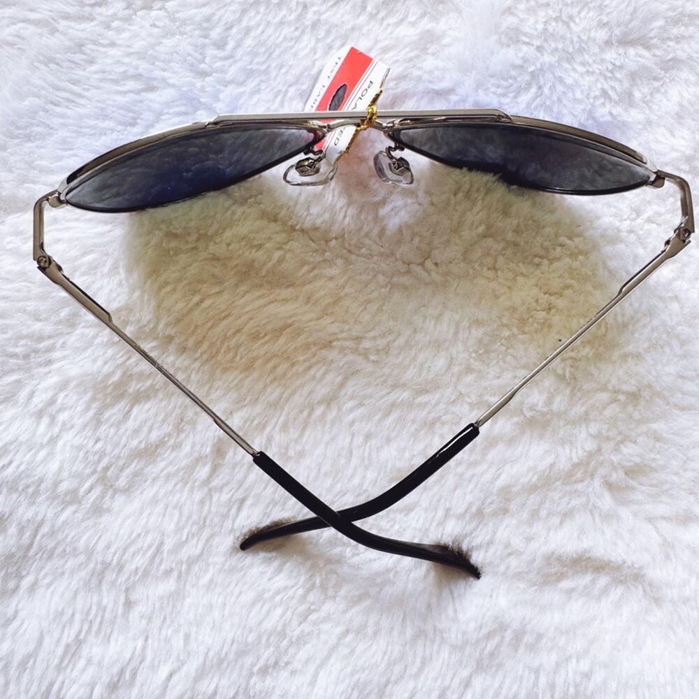 Felix Blue w/Silver Rim Mirrored Sunglasses - Picture 12 of 14